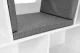 Ecotoys ZKB-5W vaikiška lentyna su kėdute, balta