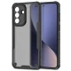 Tech-Protect Rugged Shield dėklas Samsung Galaxy A37 5G, pusiau permatomas juodas