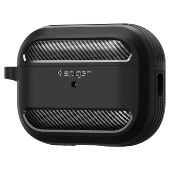 Spigen Apple AirPods Pro 1 / 2 Case Rugged Armor, Matte Black
