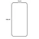 Etteri 9D apsauginis stiklas, skirtas Apple iPhone 15 Pro Max (6,7\")