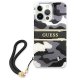 Dėklas Guess Camo Strap iPhone 13 Pro / 13 telefonui, Juodas