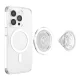 Popsockets PopGrip MagSafe 2 telefono laikiklis ir stovas, skaidrus