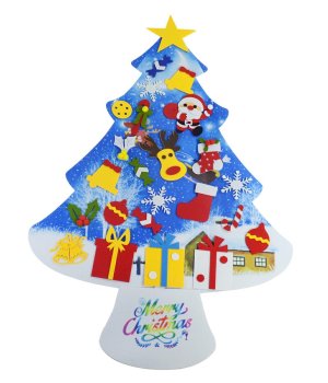 Felt Christmas Tree for Kids DIY 100cm with 30 Ornaments