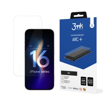 3mk ARC+ ekrano apsauginė plėvelė, skirta iPhone 16