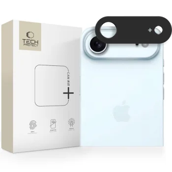 Tech-Protect Camalloy Fit+ kameros apsauga iPhone 17 Air, juoda