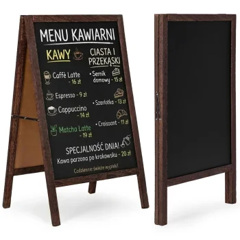 Reklaminis stovas kreidinė lenta ModernHome, dvipusė 83.5x50 cm