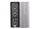 M.2 SATA NGFF SSD disko dėklas USB 3.1 Type-C (2230-2280 mm), sidabrinis