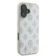 Guess Peony Script Logo MagSafe dėklas skirtas iPhone 16, baltas