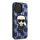 Karl Lagerfeld Monogram Ikonik Patch dėklas, skirtas iPhone 13 Pro Max, Mėlynas