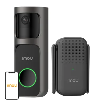 Belaidis vaizdo skambutis IMOU Doorbell 2S Kit DB-2SP-3T0W/DS3 2K 3MP Wi-Fi