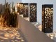 Decorative Garden Solar Lights with Twilight Sensor, 4 pcs