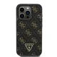 Guess New 4G Triangle dėklas, skirtas iPhone 16 Pro Max, juodas