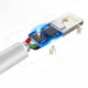Dudao USB / Apple Iphone Lightning Data Charging Cable, 3A 1m, White