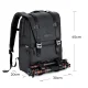 K&F Concept Urban Wander 20L foto kuprinė - Juoda