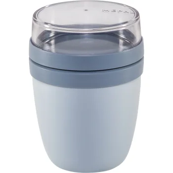 Užkandžių indelis Mepal Lunchpot Ellipse mini, 300+120 ml, nordic blue