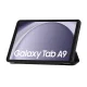 Tech-Protect SmartCase atverčiamasis dėklas Samsung Galaxy Tab A9 8.7\" X110 / X115, juodas