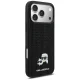 Karl Lagerfeld Rhinestones Karl&Choupette dėklas iPhone 17 Pro Max, juodas