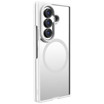 Dėklas Uniq Veren AF MagClick telefonui Samsung Galaxy Z Fold8 Ultra, baltas