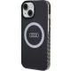 Audi IML Big Logo MagSafe dėklas iPhone 15 / 14 / 13 modeliams, juodas