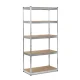 Humberg HR-700 metalinė sandėliavimo lentyna 183x90x45cm, sidabrinė