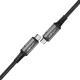 Acefast C1-09 USB-C į USB-C USB4 laidas 240W 1m, Pilkas/juodas
