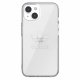 Adidas dėklas iPhone 14 Plus telefonui, skaidrus