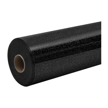 Termo plėvelė HTVRONT Glitter KZ-SGH-1903-2USH, 30.5 cm x 90 cm, juoda