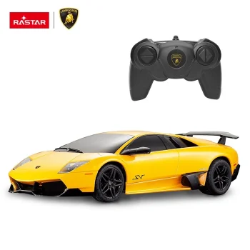 Nuotoliniu būdu valdomas automobilis Rastar Lamborghini Murcielago 1:24, geltonas