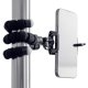 Eleastic tripod a phone and a selfie camera