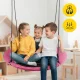 Gandro lizdo sūpynės vaikams 4Fizjo XXL, 120 cm, rožinės