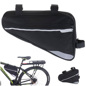 Rallex Triangular Bike Frame Bag, Black