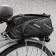 Wozinsky Bike Pannier Rack Bag with Shoulder Strap 9L, Black