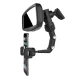 Adjustable Car Rearview Mirror Smartphone Holder Black