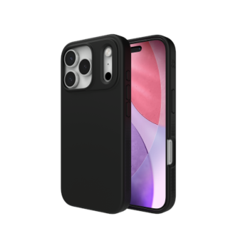 ZAGG Manhattan Snap MagSafe dėklas iPhone 17 Pro telefonui, juodas