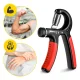 4FIZJO Adjustable Hand Grip Strengthener 10-40 kg, Black/Red