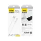 Dudao L4SM USB-A - micro USB laidas, 2A, 1m, baltas