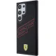 Ferrari Big SF Perforated dėklas Samsung Galaxy S24 Ultra telefonui, juodas