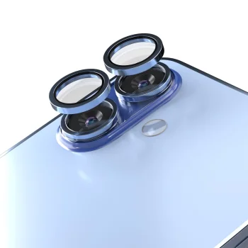 Etteri kameros apsauginis stiklas, skirtas iPhone 17, mėlynas