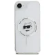 Karl Lagerfeld IML Metal Choupette Head MagSafe dėklas telefonui iPhone 16e, baltas