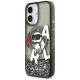 Karl Lagerfeld Liquid Glitter Choupette MagSafe dėklas iPhone 17, juodas