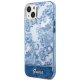 Guess Porcelain Collection Hardcase for iPhone 14 Plus Blue