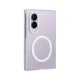 Samsung Clear Magnet Case dėklas Galaxy Z Fold 8 su MagSafe ir 2 plėvelėmis, skaidrus