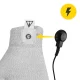 4Fizjo Electrostimulation Glove for TENS Therapy, Silver-White