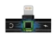 Lightning „du viename“ adapteris „iPhone“ ir „iPad“, juodas