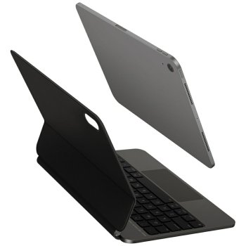 Uniq Venno Pro dėklas su klaviatūra iPad 11" (2025) / 10.9" (2022), juodas