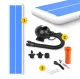 Pripučiamas gimnastikos takelis 4FIZJO AirTrack PRO 10 x 2 x 0,3 m, mėlynas