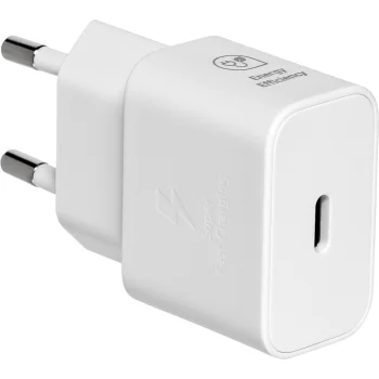 Samsung EP-T2510NWEGEU įkroviklis 25W SFC USB-C GaN, baltas