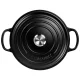 Ketaus troškintuvas Le Creuset Signature 22 cm 3.3 l, apvalus, juodas