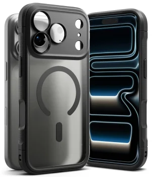 Dėklas Ringke Fusion Bold Magnetic MagSafe iPhone 18 Pro / 17 Pro, Matte Black