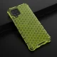 Dėklas Samsung Galaxy A42 5G Honeycomb Case su TPU rėmeliu, žalias